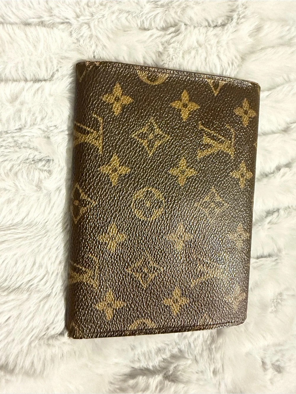 Louis Vuitton Monogram Canvas Folded Wallet in Brown and Gold